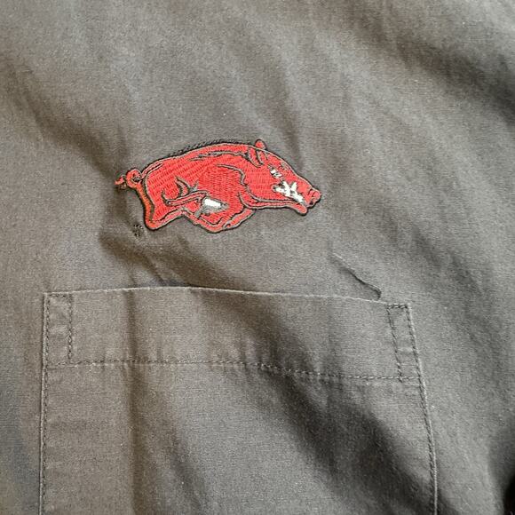 Vantage Long Sleeve Button Up Shirt Arkansas Razorbacks Size 4XL - Picture 3 of 9